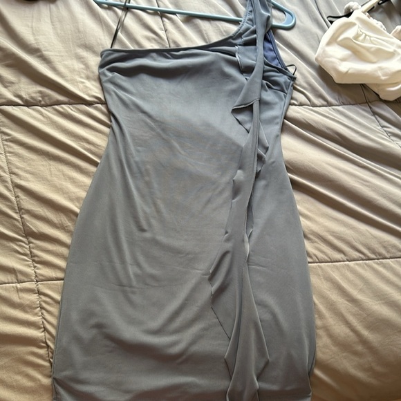 Perfect Style Ruffled Mesh Mini Dress - Picture 5 of 5